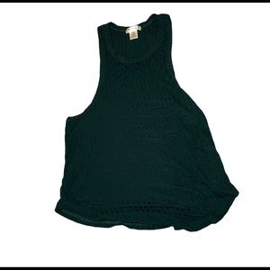 Bozzolo Womens Green top small racer back